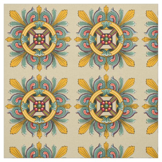 Beeswax - Victoriaans teelontwerp Stof (Swatch)