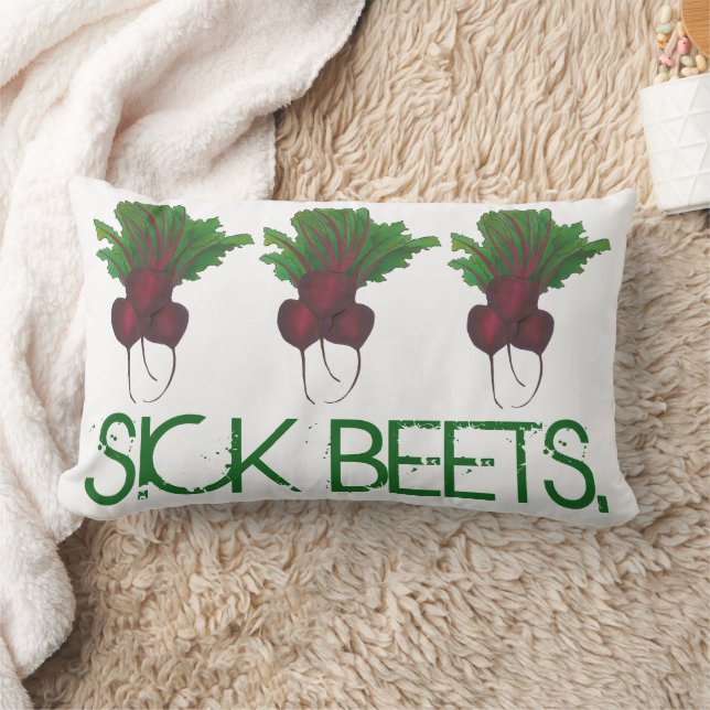 Beet (Beats) Red Beet Vegetarian Funny Music Kussen (Deken)