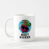 Beet Boxer Grappige Biet Pun Koffiemok (Links)