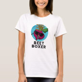 Beet Boxer Grappige Biet Pun T-shirt (Voorkant)