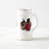 Beet cartoon illustratie bierpul (Voorkant rechts)