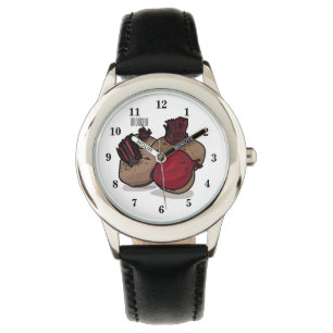 Beet cartoon illustratie horloge