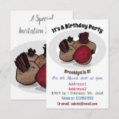 Beet cartoon illustratie kaart (Voorkant / Achterkant)