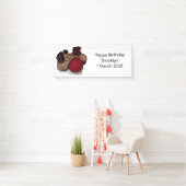 Beet cartoon illustratie spandoek (Insitu)