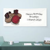 Beet cartoon illustratie spandoek (Beurs)