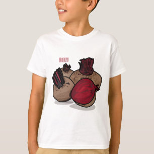 Beet cartoon illustratie t-shirt
