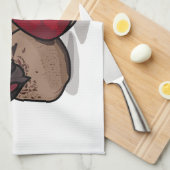 Beet cartoon illustratie theedoek (Quarter Fold)