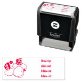 Beet cartoon illustratie zelfinktende stempel (In situ)