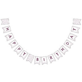 Beet Confetti Waterverf Stippen Bunting Flag Vlaggetjes