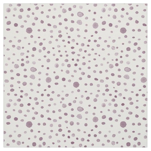 Beet Confetti Waterverf Stippen Stof (Swatch)