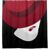 beet douchegordijn (Voorkant)