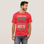 Beet German Quotehe Quote In German Noimehe retro T-shirt (Voorkant volledig)