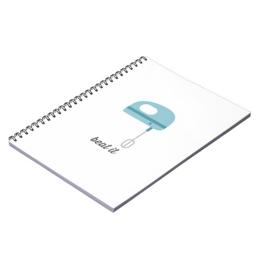 Beet het | Blauwe keukenboer Notitieboek (Linkerzijde)