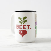 Beet het gewoon tweekleurige koffiemok (Voorkant links)