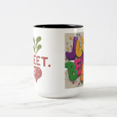 Beet het gewoon tweekleurige koffiemok (Center)