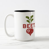 Beet het gewoon tweekleurige koffiemok (Links)
