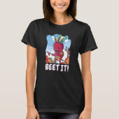 Beet het! Guitarist Rock Beet Healthy Beet T-shirt (Voorkant)