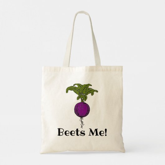 Beet me! Canvas tas (Achterkant)