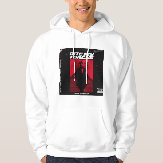 beet mijn tong hoodie (Voorkant)