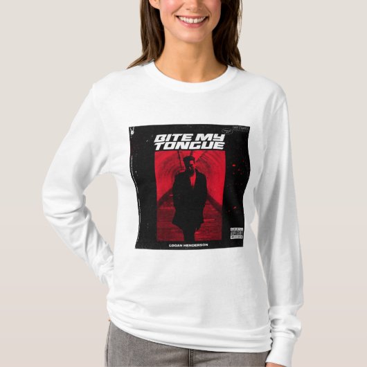 beet mijn tong t-shirt (Voorkant)