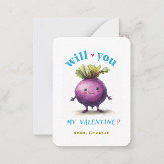 Beet mijn Valentijn Kinder klaslokaal Valentijn Op Notitiekaartje