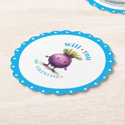 Beet mijn Valentijn Onderzetter (Gekanteld)