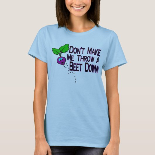 Beet omlaag t-shirt (Voorkant)