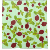 Beet Patroon Douchegordijn (Voorkant)