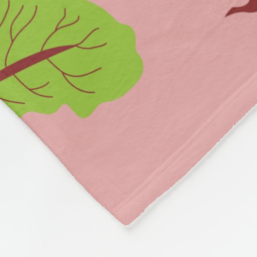 Beet Patroon Fleece Deken (Hoek)