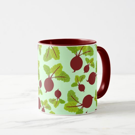 Beet Patroon Mok (Voorkant rechts)