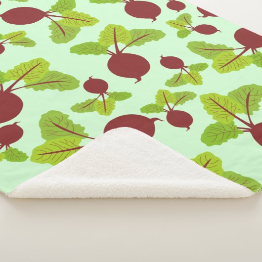 Beet Patroon Sherpa Deken (3/4)