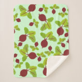 Beet Patroon Sherpa Deken (Voorkant)