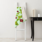 Beet Patroon Sherpa Deken (In situ)