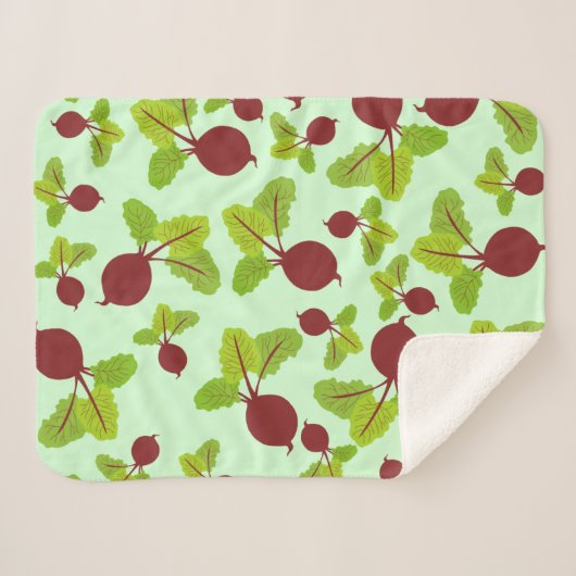 Beet Patroon Sherpa Deken (Voorkant (horizontaal))