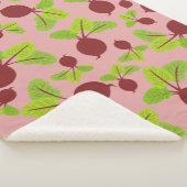 Beet Patroon Sherpa Deken (3/4)