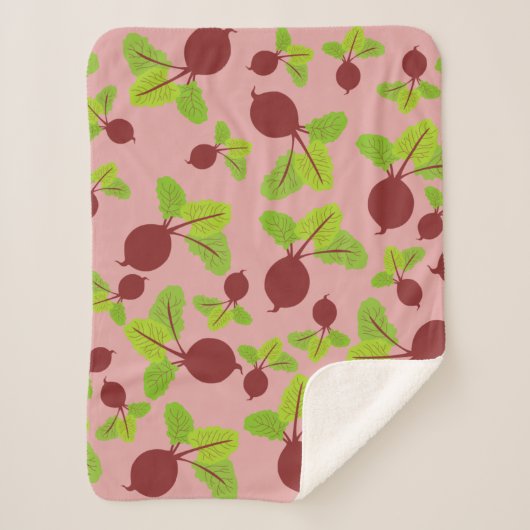 Beet Patroon Sherpa Deken (Voorkant)