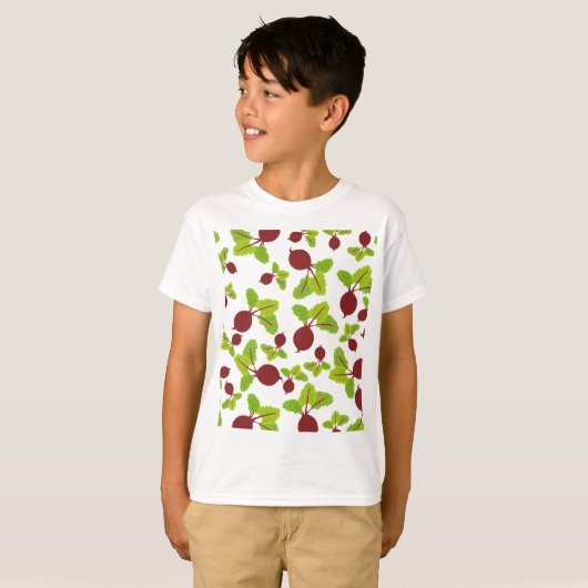 Beet Patroon T-shirt (Voorkant volledig)