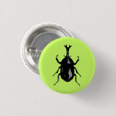Beetel Beetles Insect Bug  Hood Engraving Ronde Button 3,2 Cm (Voorkant /achterkant)