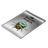Beetel ~ notebook met dubbele koptekst notitieboek (Linkerzijde)