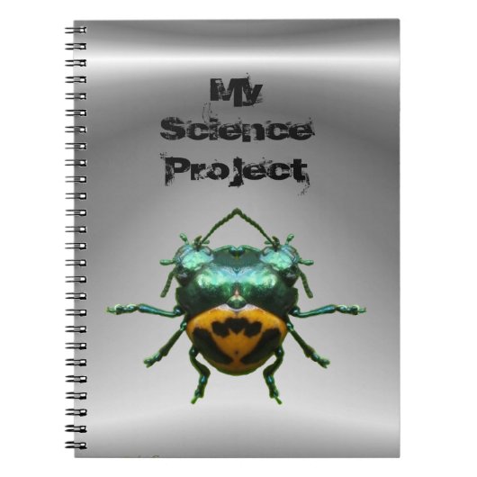 Beetel ~ notebook met dubbele koptekst notitieboek (Voorkant)