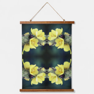 Beetel op Abstracte wildklem van mullein Hangend Wandkleed