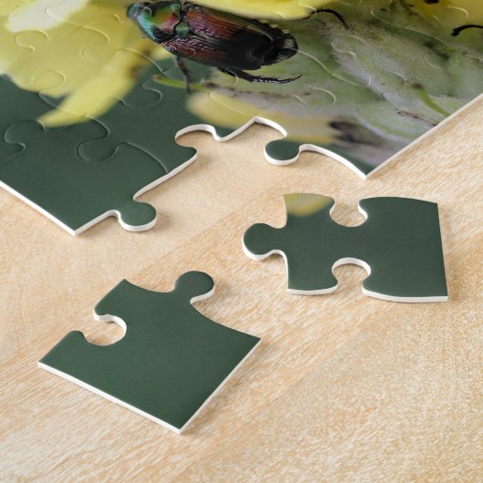 Beetel op Abstracte wildklem van mullein Legpuzzel (Zijkant)