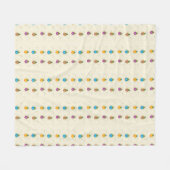 Beetel op bruine grond fleece deken (Voorkant (Horizontaal))