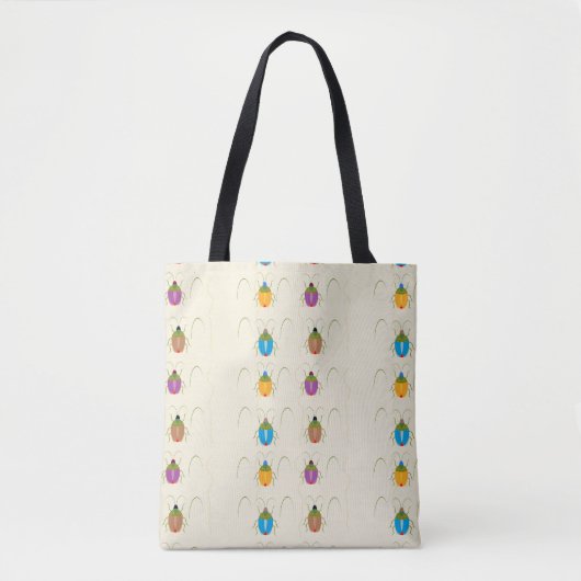 Beetel op bruine grond tote bag (Voorkant)