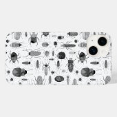 Beetel zwart-wit Case-Mate iPhone case (Achterkant (horizontaal))