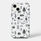 Beetel zwart-wit iPhone hoesje (Achterkant)