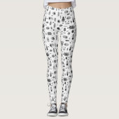 Beetel zwart-wit leggings (Voorkant)