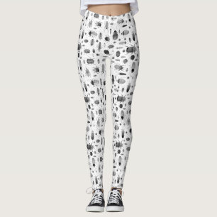 Beetel zwart-wit leggings