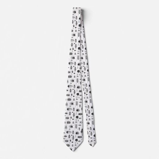Beetel zwart-wit stropdas (Voorkant)