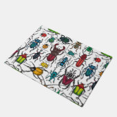 Beetels op wit deurmat (Schuin)